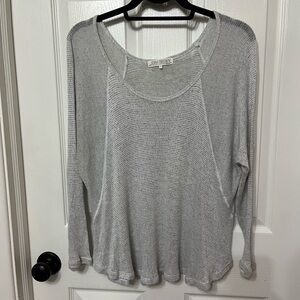 JOAH BROWN long sleeve slouchy top size medium/large